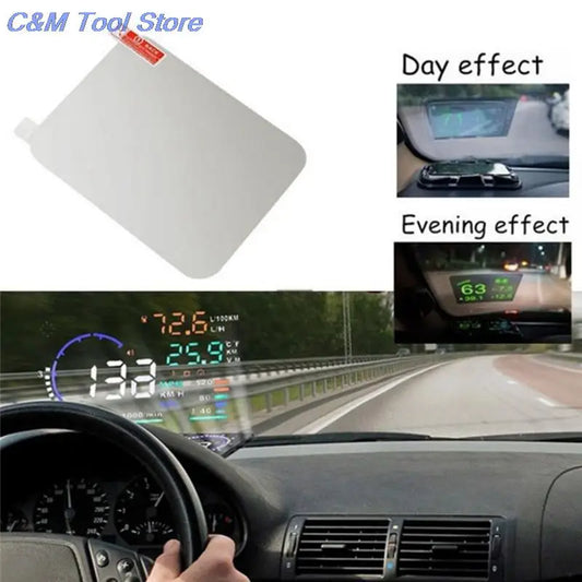 Head Up Display Protective Reflective Screen Consumption Overspeed Display Car HUD Reflective Film Auto Accessories Car Styling