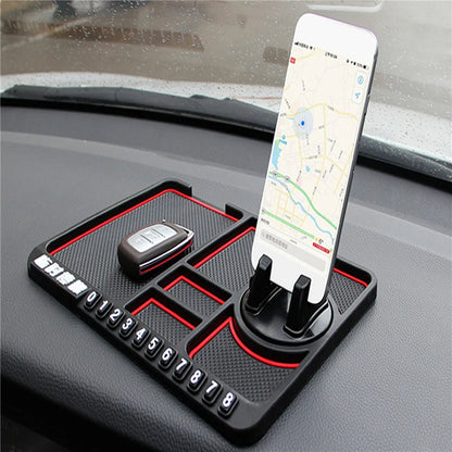 Multi-Functional Car Anti-Slip Mat Auto Phone Holder Non Slip Sticky Anti Slide Dash Phone Mount Silicone Dashboard Car Pad Mat