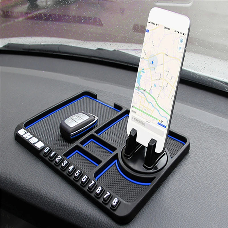 Multi-Functional Car Anti-Slip Mat Auto Phone Holder Non Slip Sticky Anti Slide Dash Phone Mount Silicone Dashboard Car Pad Mat