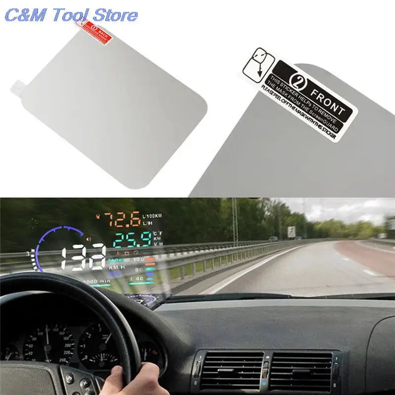 Head Up Display Protective Reflective Screen Consumption Overspeed Display Car HUD Reflective Film Auto Accessories Car Styling