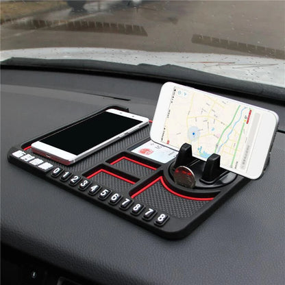 Multi-Functional Car Anti-Slip Mat Auto Phone Holder Non Slip Sticky Anti Slide Dash Phone Mount Silicone Dashboard Car Pad Mat