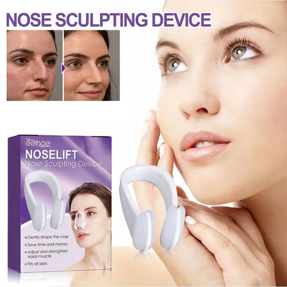 Nose Sculpting Device Nose Shaper Clip Soft Silicone Nose Up Lifting  Device Nose Slimmer For Wide Big Nose NO Pain Beauty Tool