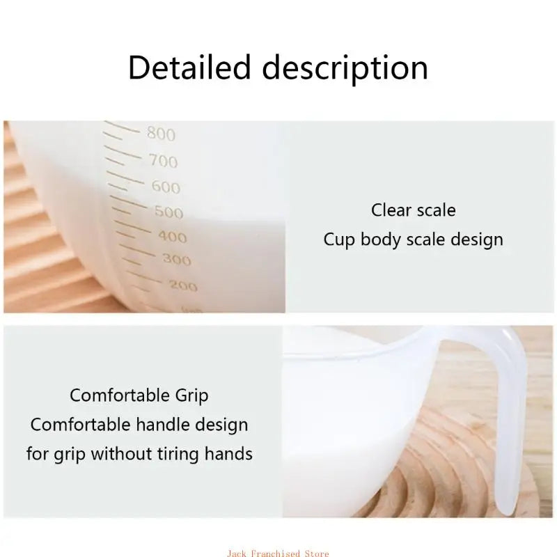 Transparent Egg Liquid Mixing Cup, Built-in Filter Plate, Visible Egg Beating Bowl, Measuring Cups, Useful