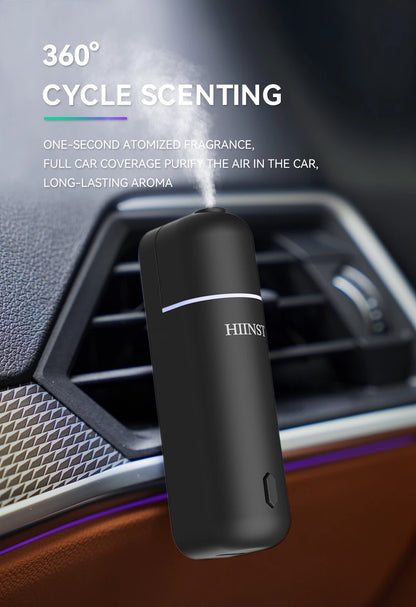 HIINST Luxury Car Scent Air Freshener Aroma Fragrance Essential Oil Diffuser Electric Waterless Car Perfume Diffuser Vent Clip