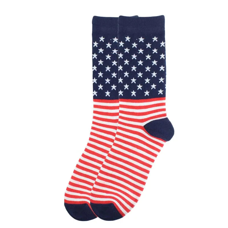 2024 President Donald Trump Spoof Funny Socks Men Women Character Abstract 3D Fake Hair Trump Crew Sokken Homme Dropship