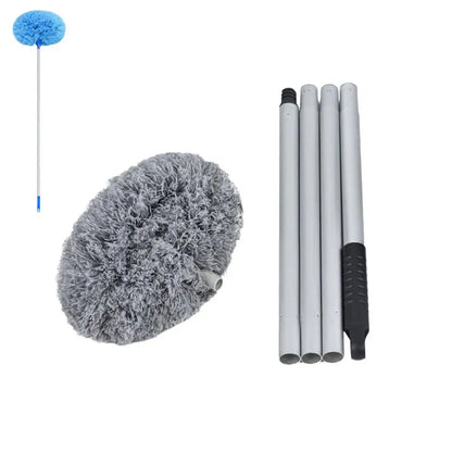 Ceiling Fan Cleaner Duster with Extension Pole - Microfiber Cleaning Tool Extended Long Handle for High Ceiling B4F3