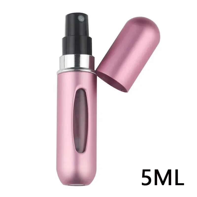 5ml Bottom Charge Perfume Refillable Bottle Liquid Container For Cosmetics Spray Bottling Dispenser Press Head Portable Travel