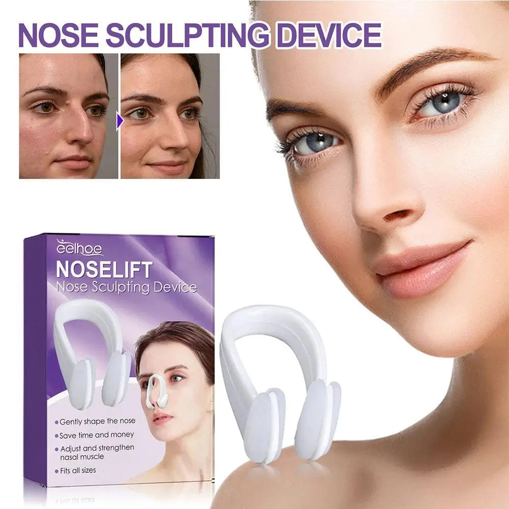 Nose Sculpting Device Nose Shaper Clip Soft Silicone Nose Up Lifting  Device Nose Slimmer For Wide Big Nose NO Pain Beauty Tool