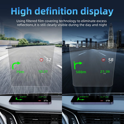 Reflective Film For Head Up Display HUD Transparent Clear Auto Car Windshield Film Head-up Display Reflective Film Universal