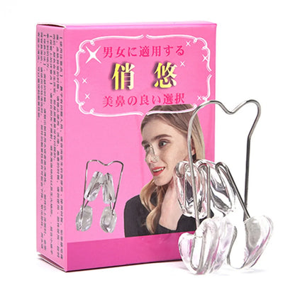 Transparent Nose Up Clip Corrector Lifting Shaping Shaper Orthotics Clip Beauty Nose Slimming Massager Straightening Clips Tool