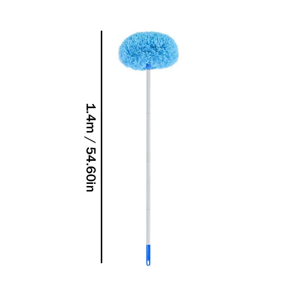 Ceiling Fan Cleaner Duster with Extension Pole - Microfiber Cleaning Tool Extended Long Handle for High Ceiling B4F3