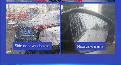 Car Glass Anti-rain Water Spray Repellent Nano Coating Hydrophobic Waterproof Agent Oil Film Removing  Auto Glass Film Agent