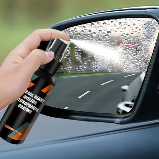 Car Glass Anti-rain Water Spray Repellent Nano Coating Hydrophobic Waterproof Agent Oil Film Removing  Auto Glass Film Agent