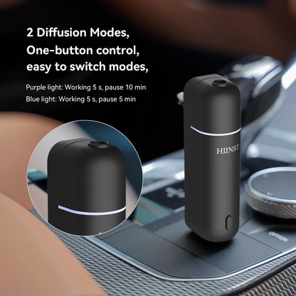 HIINST Luxury Car Scent Air Freshener Aroma Fragrance Essential Oil Diffuser Electric Waterless Car Perfume Diffuser Vent Clip