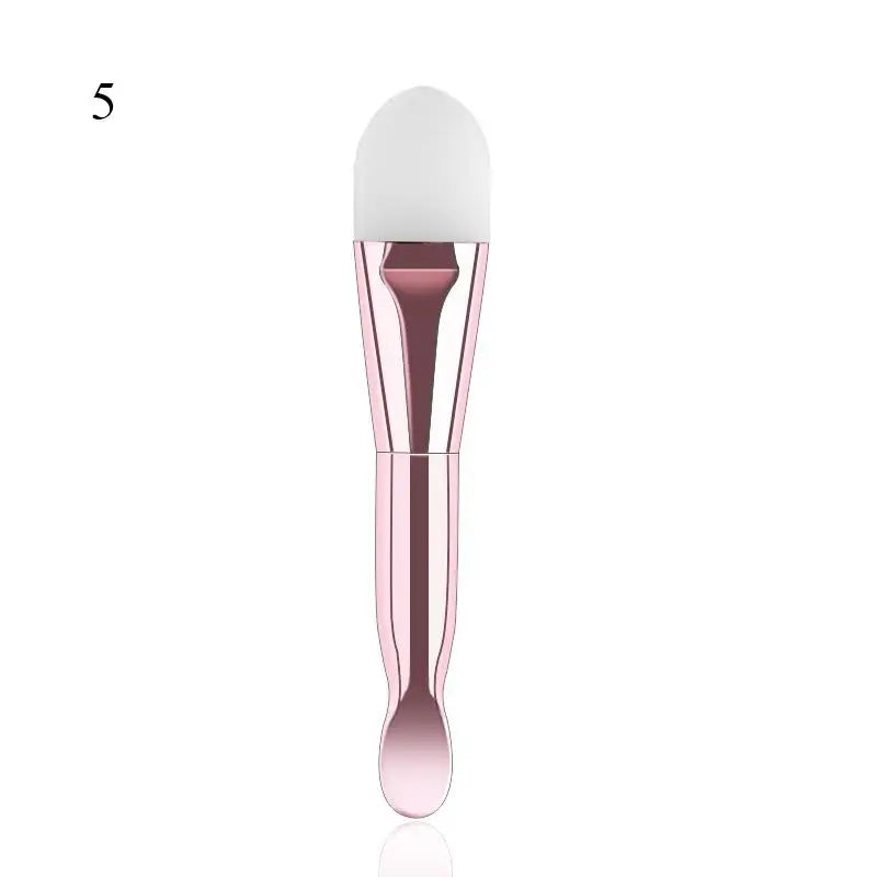 1pcs Flat Brush For Mud Mask Double-ended Face Mask Blender Multi-use BB Cream Foundation Applicator Skin Care Makeup Brush Tool