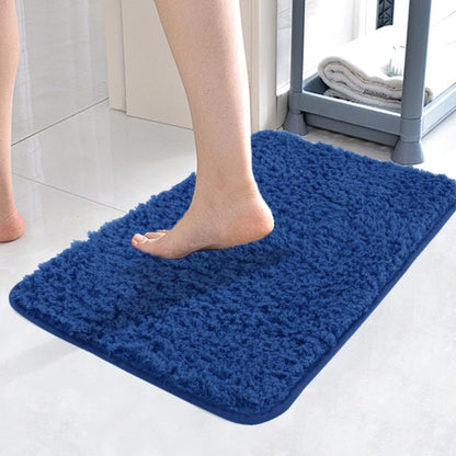 Water absorbtion anti slip bathroom mat thickened bathroom carpet long hair carpet machine washable durable toilet mat