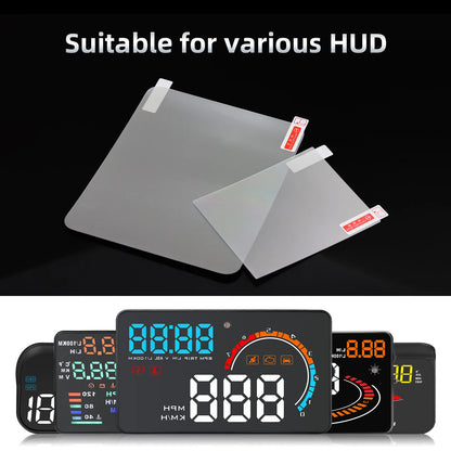 Reflective Film For Head Up Display HUD Transparent Clear Auto Car Windshield Film Head-up Display Reflective Film Universal