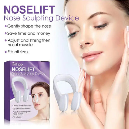 Nose Sculpting Device Nose Shaper Clip Soft Silicone Nose Up Lifting  Device Nose Slimmer For Wide Big Nose NO Pain Beauty Tool