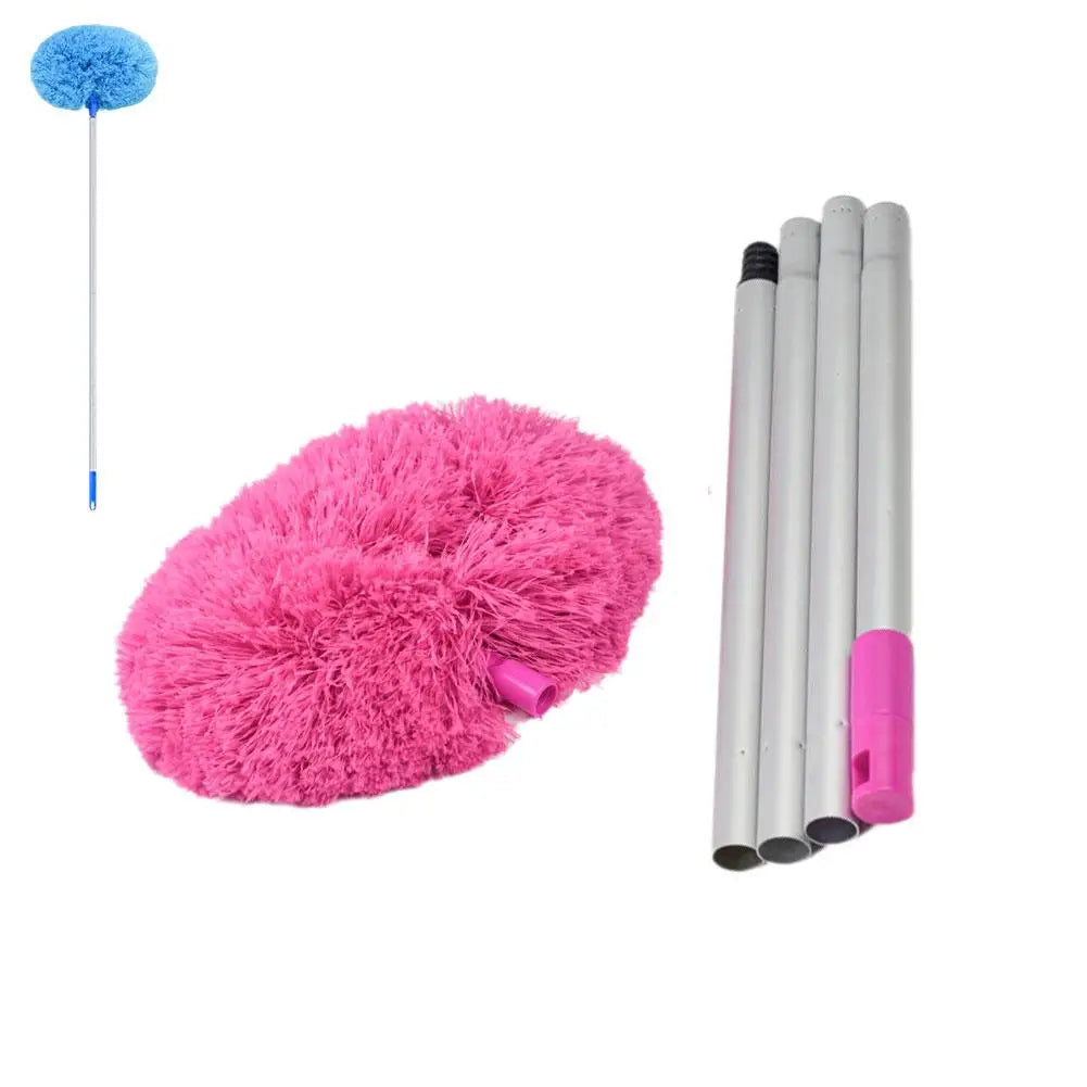 Ceiling Fan Cleaner Duster with Extension Pole - Microfiber Cleaning Tool Extended Long Handle for High Ceiling B4F3