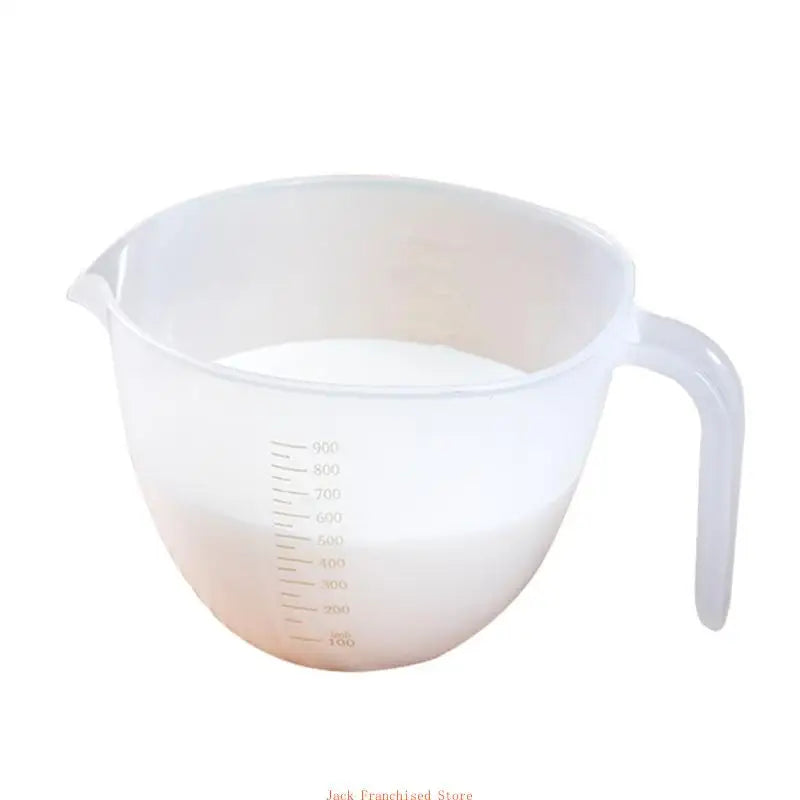 Transparent Egg Liquid Mixing Cup, Built-in Filter Plate, Visible Egg Beating Bowl, Measuring Cups, Useful