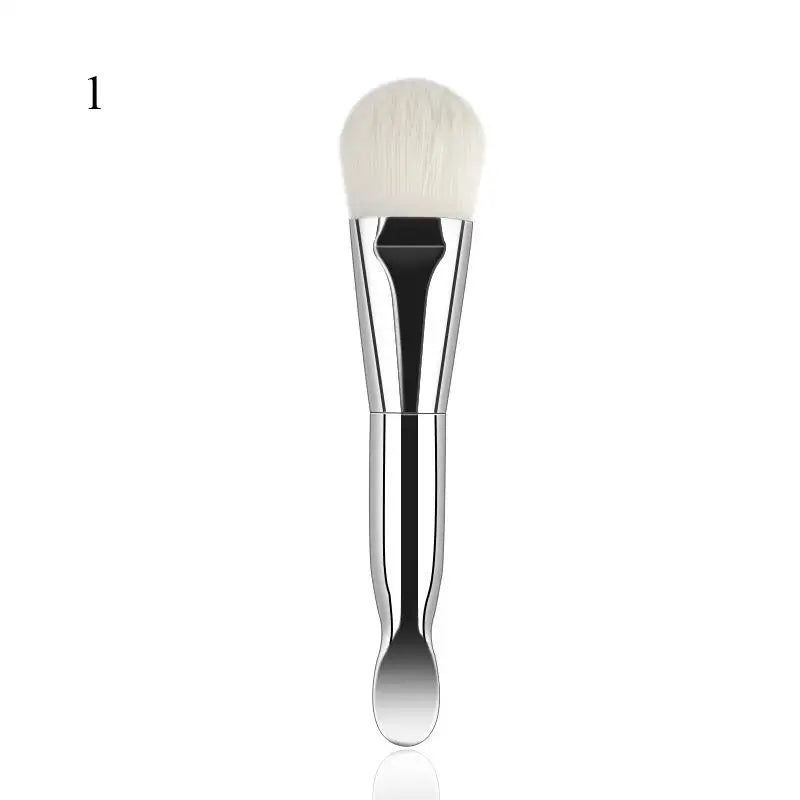 1pcs Flat Brush For Mud Mask Double-ended Face Mask Blender Multi-use BB Cream Foundation Applicator Skin Care Makeup Brush Tool