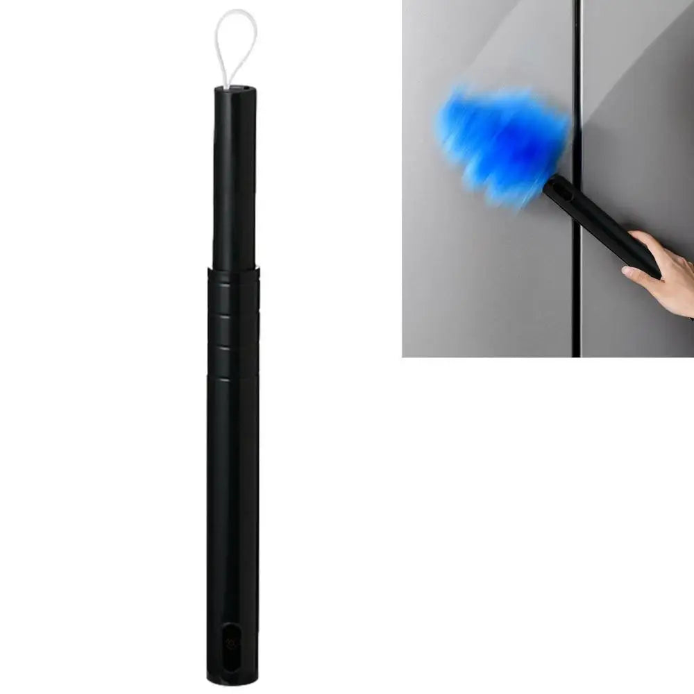 Electric Feather Cleaning Brush 360 Spin Electric Duster Rechargeable Duster Brush With Extension Pole For Furniture Ceiling Fan