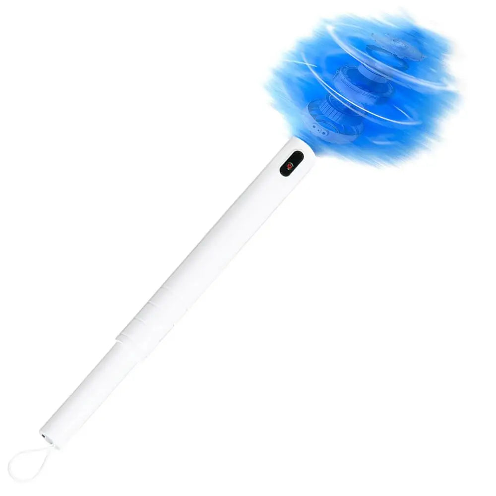 Electric Feather Cleaning Brush 360 Spin Electric Duster Rechargeable Duster Brush With Extension Pole For Furniture Ceiling Fan