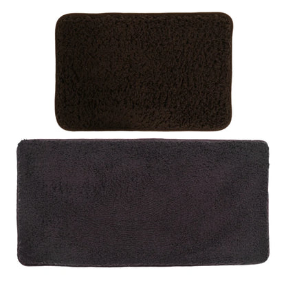 Water absorbtion anti slip bathroom mat thickened bathroom carpet long hair carpet machine washable durable toilet mat