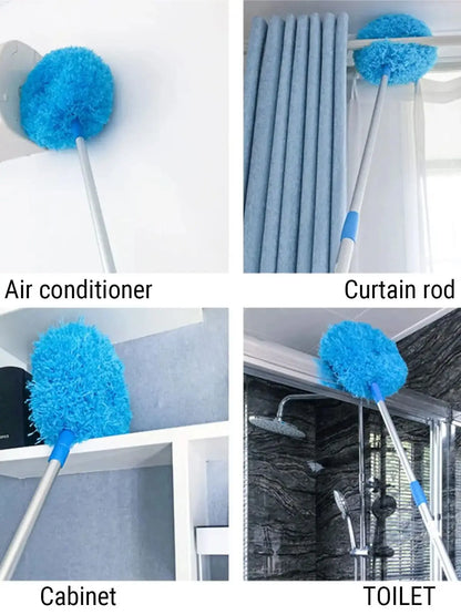 Microfiber Feather Duster Extendable Duster, Ceiling Fan Duster with Extension Pole, Long Handle Dusters  Cleaning