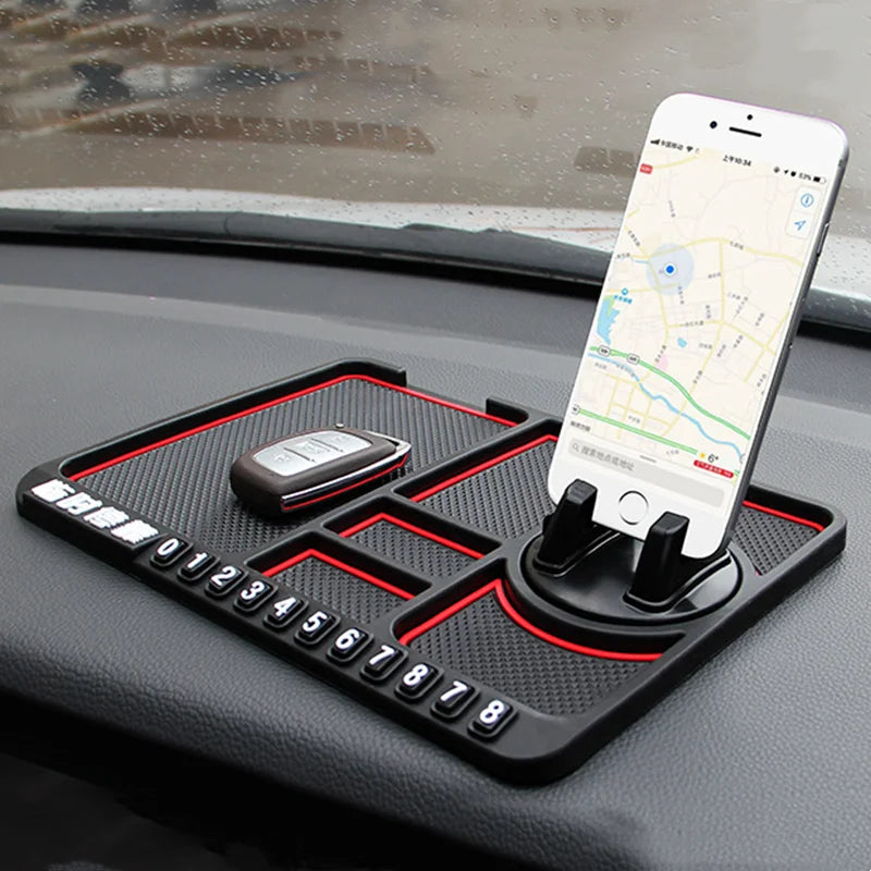 Multi-Functional Car Anti-Slip Mat Auto Phone Holder Non Slip Sticky Anti Slide Dash Phone Mount Silicone Dashboard Car Pad Mat