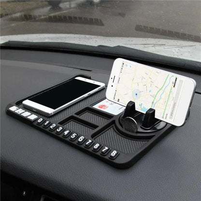 Multi-Functional Car Anti-Slip Mat Auto Phone Holder Non Slip Sticky Anti Slide Dash Phone Mount Silicone Dashboard Car Pad Mat