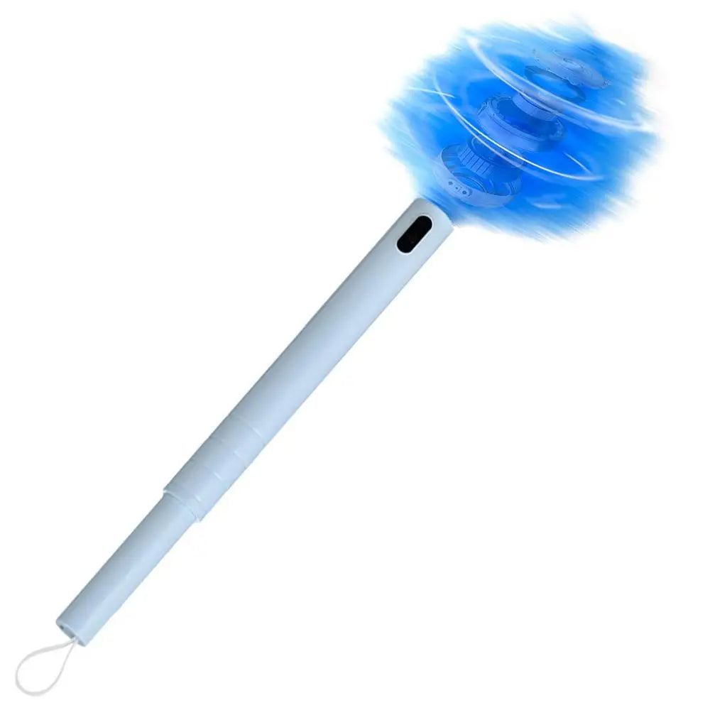 Electric Feather Cleaning Brush 360 Spin Electric Duster Rechargeable Duster Brush With Extension Pole For Furniture Ceiling Fan