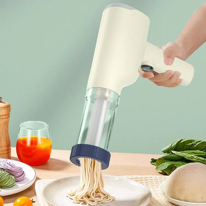 Electric Noodle Machine Pasta Machine Cordless Automatic 6 Heads Noodle Maker Electric Pasta Maker for Lasagna Macaroni Ramen