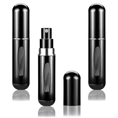 3PCS 5ml Portable Mini Refillable Perfume Bottle Spray Scent Pump Empty Cosmetic Container Atomizer Bottle for Travel