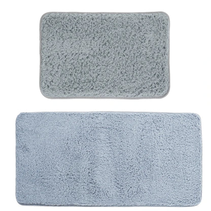 Water absorbtion anti slip bathroom mat thickened bathroom carpet long hair carpet machine washable durable toilet mat