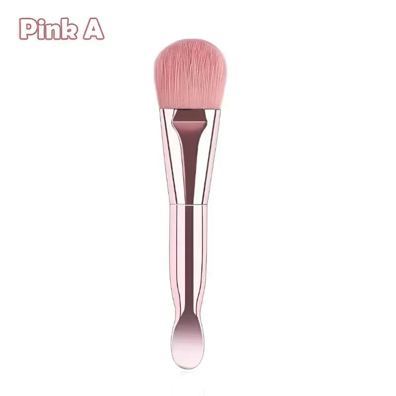 Face Mask Applicator Brushes Double-Ended Makeup Brush with Spoon Flat Soft Hair Facial Cleansing Skin Care Makeup Beauty Tool