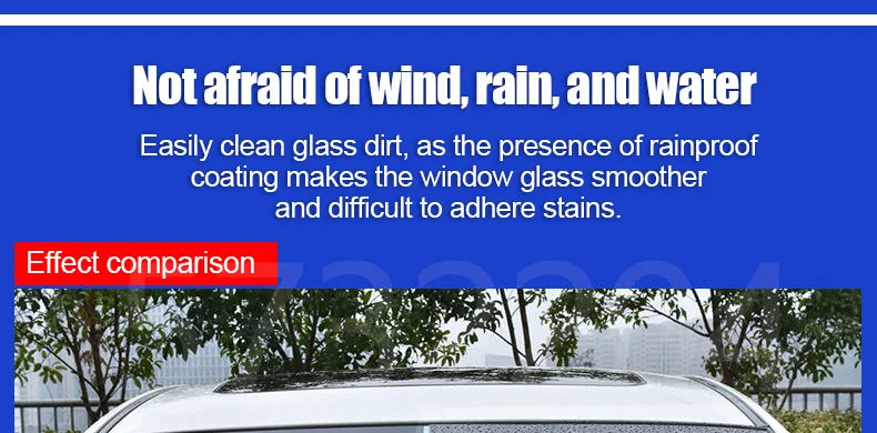 Car Glass Anti-rain Water Spray Repellent Nano Coating Hydrophobic Waterproof Agent Oil Film Removing  Auto Glass Film Agent