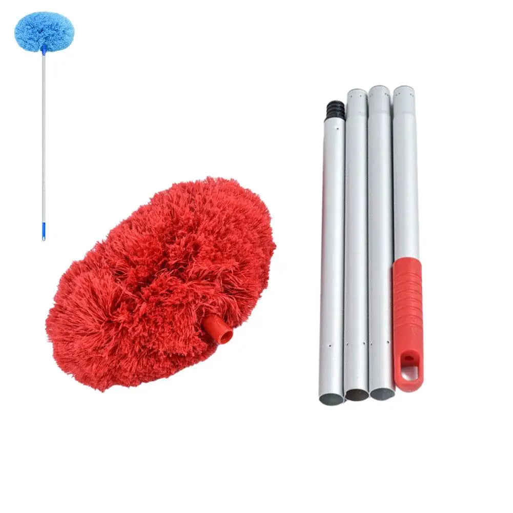 Ceiling Fan Cleaner Duster with Extension Pole - Microfiber Cleaning Tool Extended Long Handle for High Ceiling B4F3