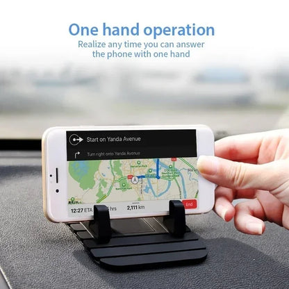 1PC Anti-slip Car Silicone Holder Mat Pad Dashboard Stand Mount For Phone GPS Bracket For iPhone Samsung Xiaomi Huawei Universal