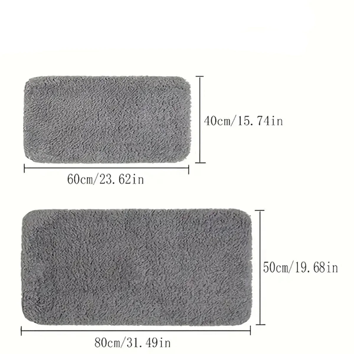 Water absorbtion anti slip bathroom mat thickened bathroom carpet long hair carpet machine washable durable toilet mat Bathmat