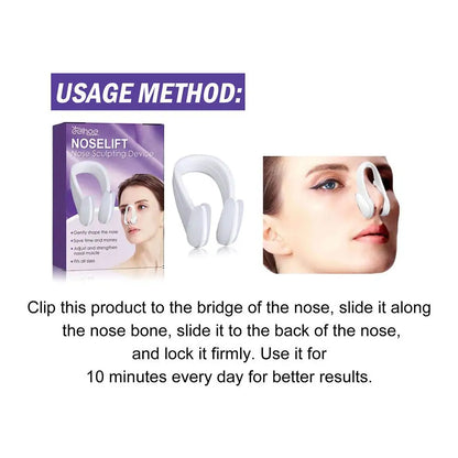 Nose Sculpting Device Nose Shaper Clip Soft Silicone Nose Up Lifting  Device Nose Slimmer For Wide Big Nose NO Pain Beauty Tool