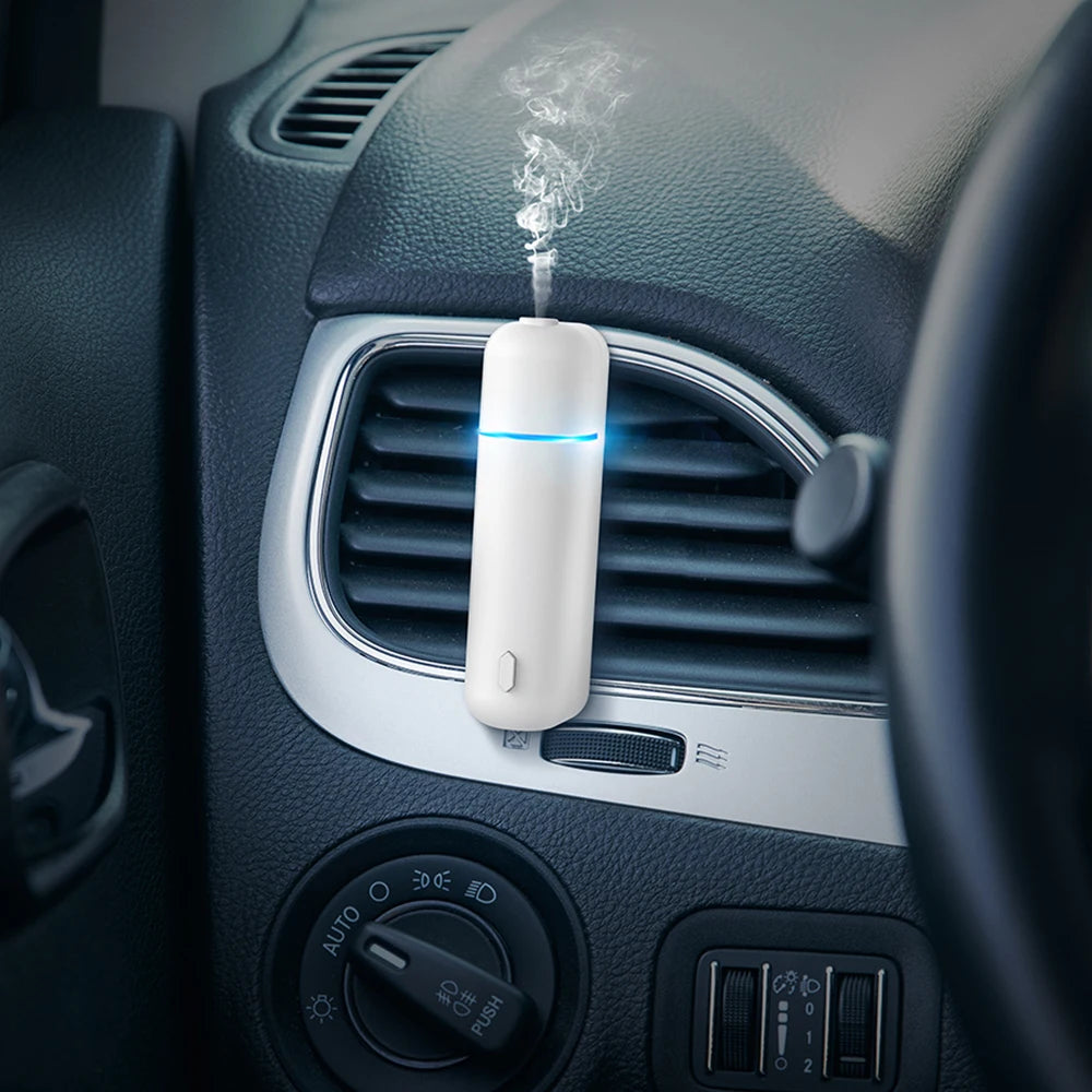 HIINST Luxury Car Scent Air Freshener Aroma Fragrance Essential Oil Diffuser Electric Waterless Car Perfume Diffuser Vent Clip